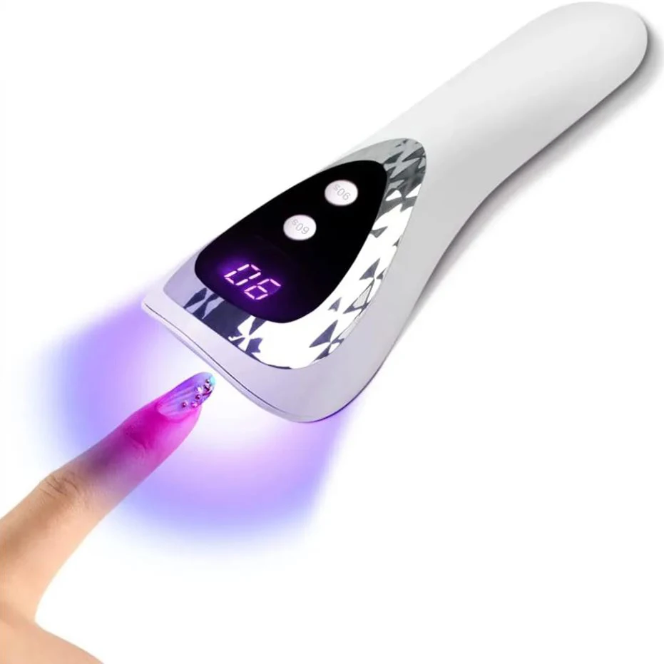 Handheld UV LED Lamp For Nails Drying Lamp Rechargeable Mini Manicure Lamp Nail 