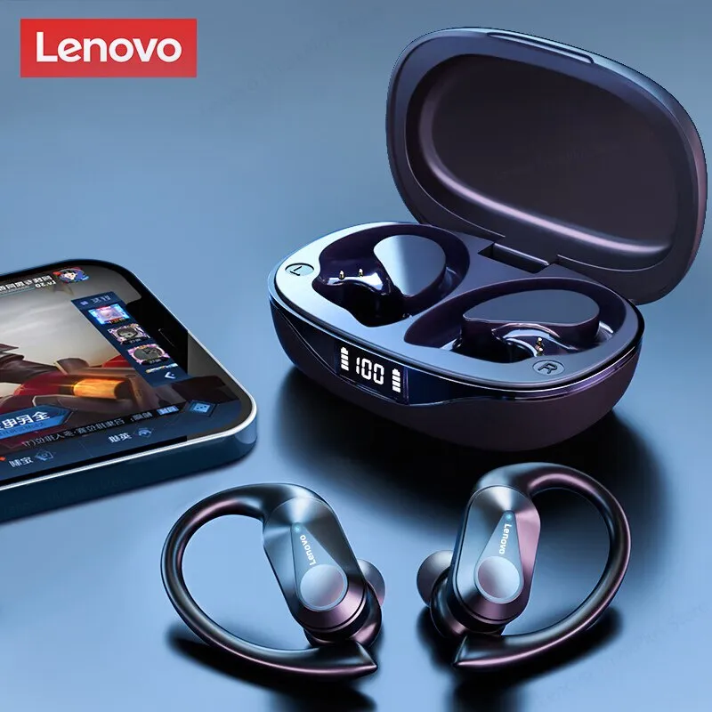 Lenovo LP75 Bluetooth 5,3 Kopfhörer Tws Wireless Sport Kopfhörer LED Digital anz