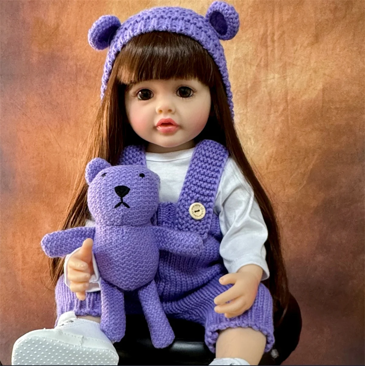 Lifelike Reborn Dolls Realistic Full Silicone Baby Bebe Vinyl 50CM Newborn Girl 
