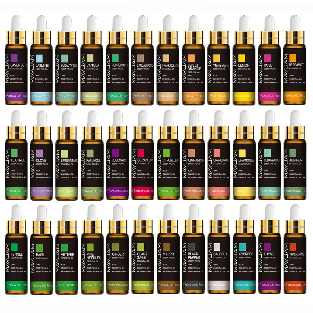 MAYJAM 10ML Aromatic Diffuser Essential Oil Lavender Vanilla Myrrh Fragrance Oil