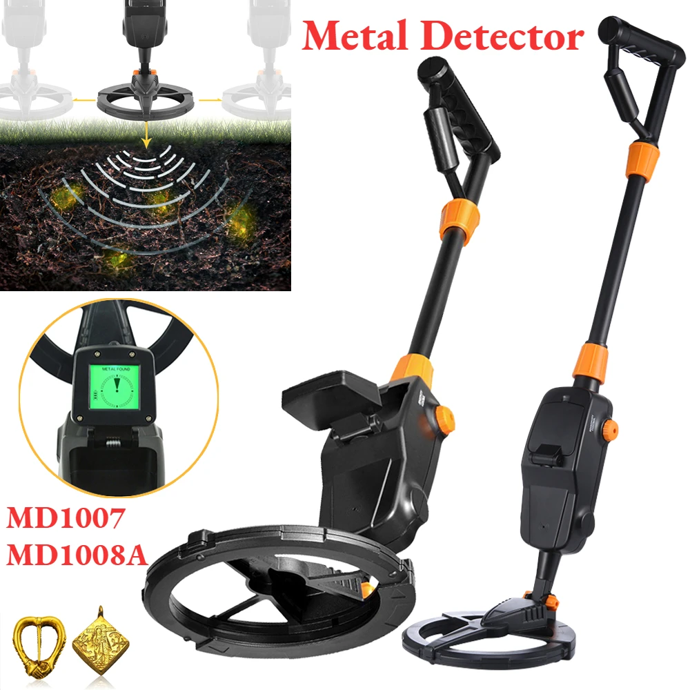 MD1008A MD1007 Underground Metal Detector Hunter Gold Digger Finder Children Toy