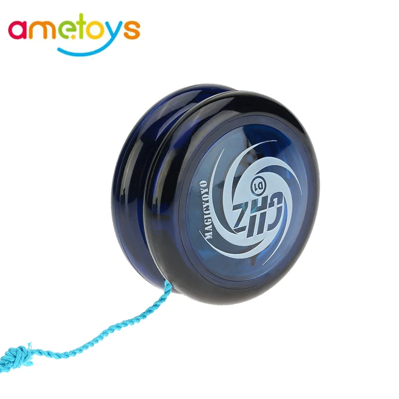 Magic Yoyo D1 Poly Carbonate Plastic Loop Yo-yo Narrow Plain Shaft Star Burst Sy