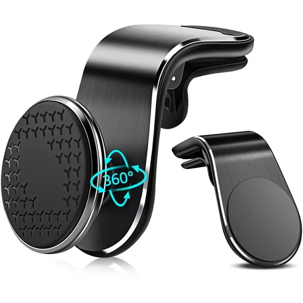 Magnetic Car Phone Holder Air Vent Clip Mount Rotation Cellphone GPS Support For