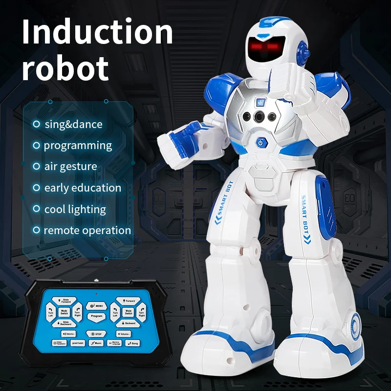 Mechanical Combat Police Early Education Intelligent Robot Electric Singing Infr