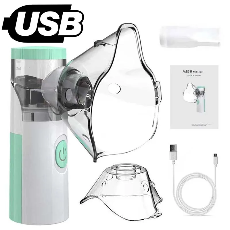Medical Silent Mesh Nebulizer Handheld Asthma Inhaler Atomizer Children Health C