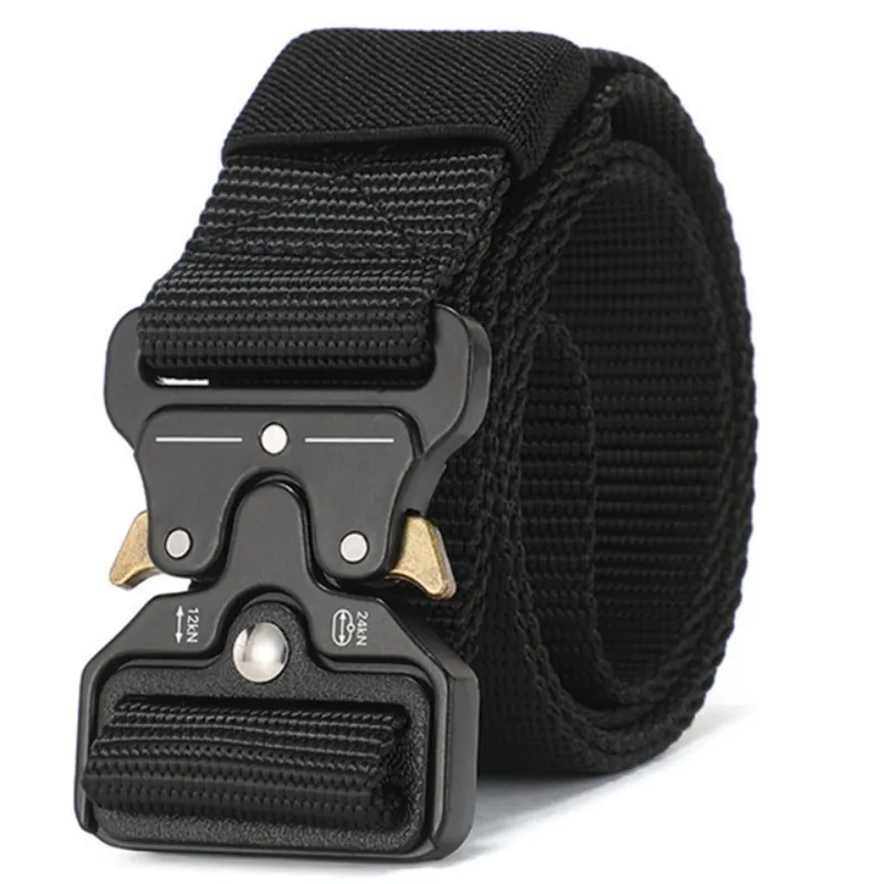 Men Belt Outdoor Hunting Tactical Belt Multi-Function Buckle Nylon Belt High Qua