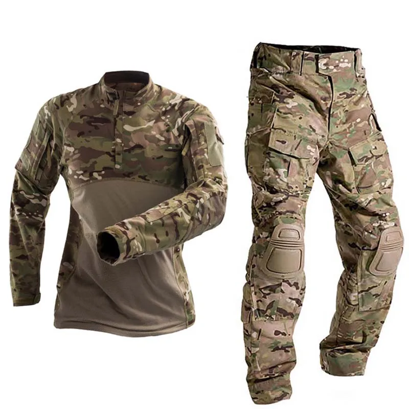 Military Uniform Tactical Suits Combat Shirts Outfit Men Clothing Tatico Tops Ai