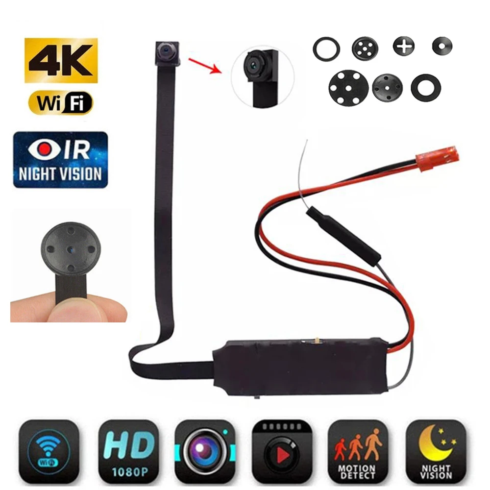 Mini Camera HD 4K 1080P Wifi IP Micro Camcorde Portable Wireless Module Video Re