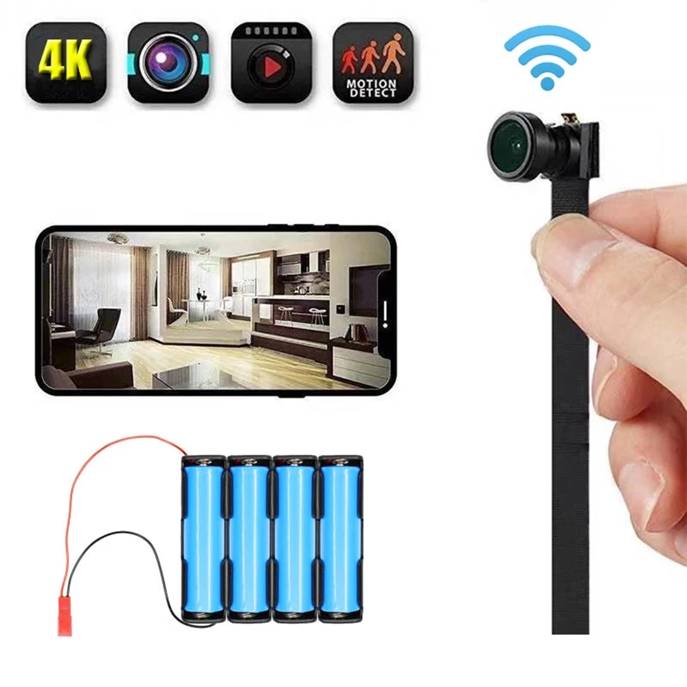 Mini Camera HD 4K 1080P Wifi IP Micro Camcorder Portable Wireless Module Video R