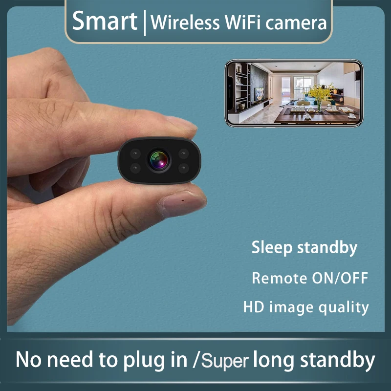 Mini Wireless WiFi Remote Monitor Camera Home security IP Camera Smart Sleep sta