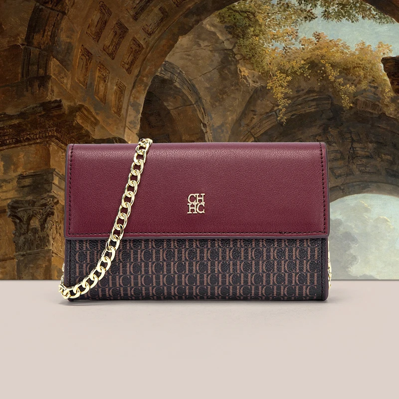 Minimalist Fashionable Exquisite Women's Shoulder Bag with Chain Shoulder Strap 