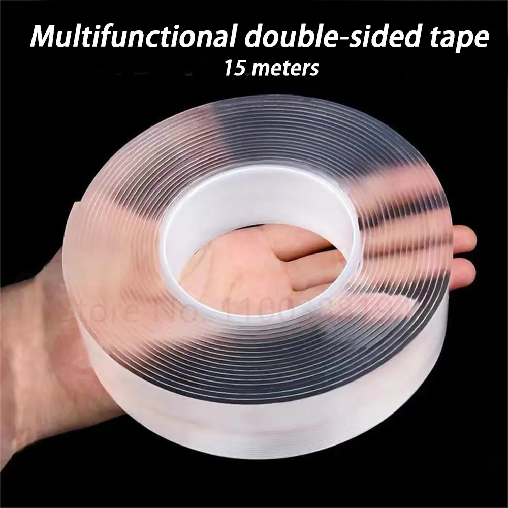 Multifunctional Double Sided Adhesive Tape Waterproof Reusable Wall Stickers Tra