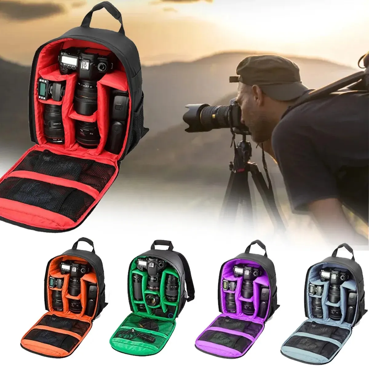 Multifunktion ale Outdoor-Kamera Rucksack Video digitale Schulter Kamera Tasche 