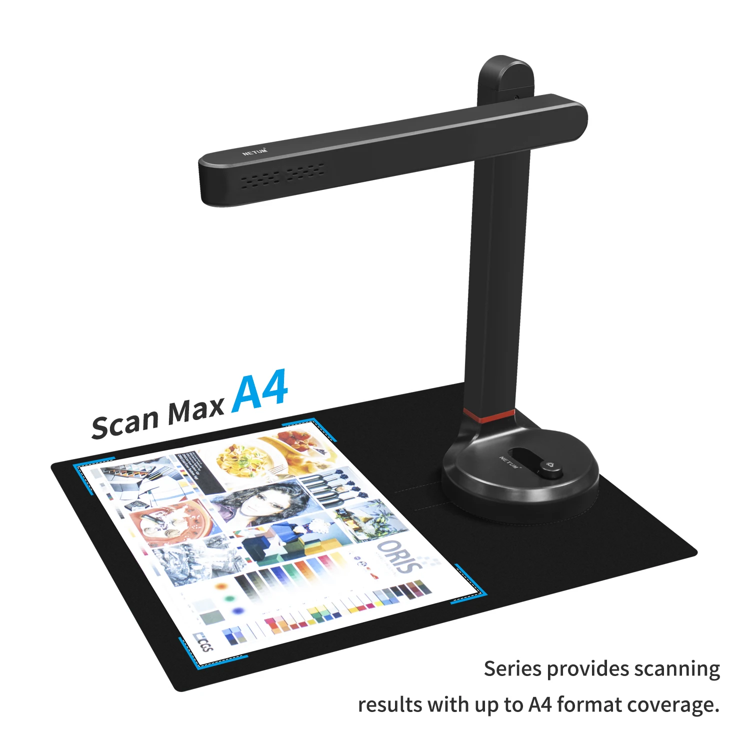 NETUM Book Scanner T101 Autofocus Document Scanner Max A4 A3 Size with Smart OCR