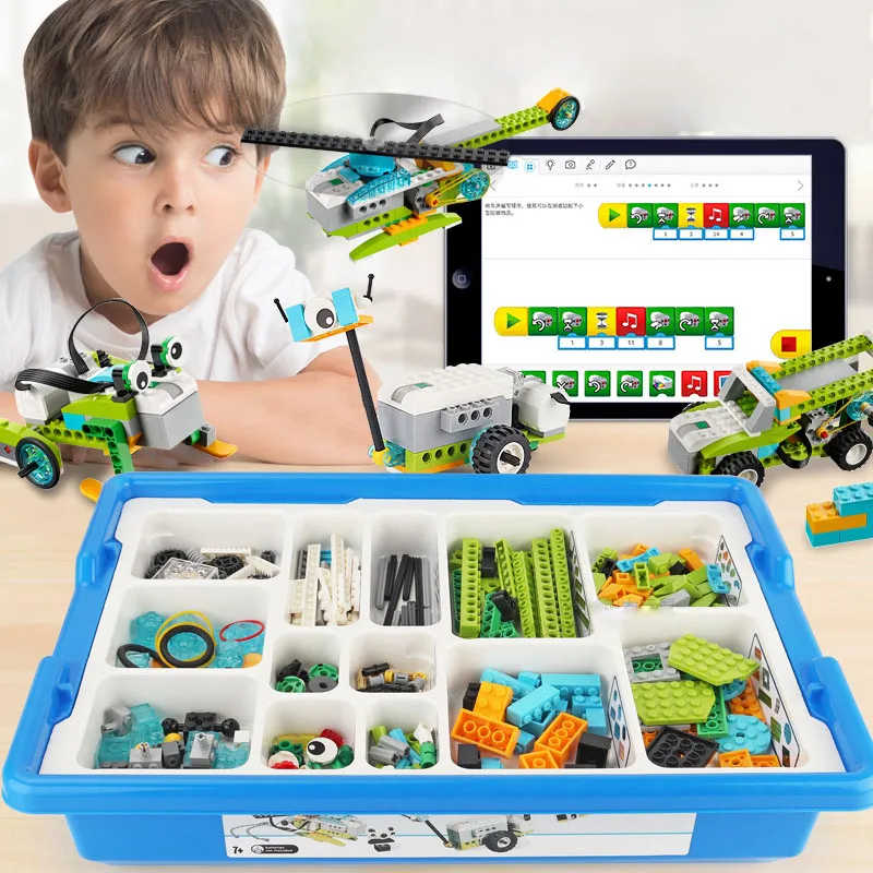 NEW WeDo 2.0 Core Set Robotics STEAM Boxed Kit Compatible with 45300 We-Do Build