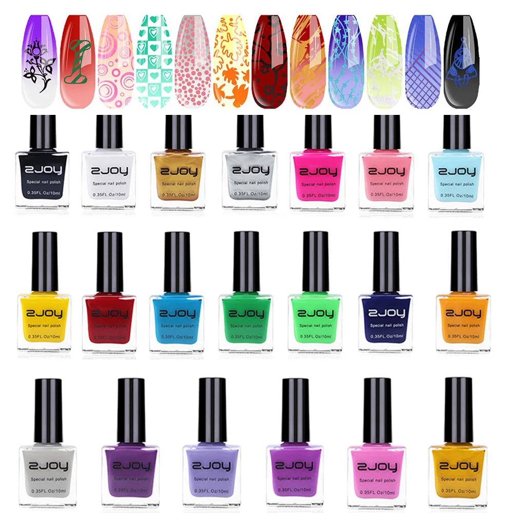 Nail Stamping Gel Polish Printing Nail DIY Oil Gel Manicure Print Varnish Lacque