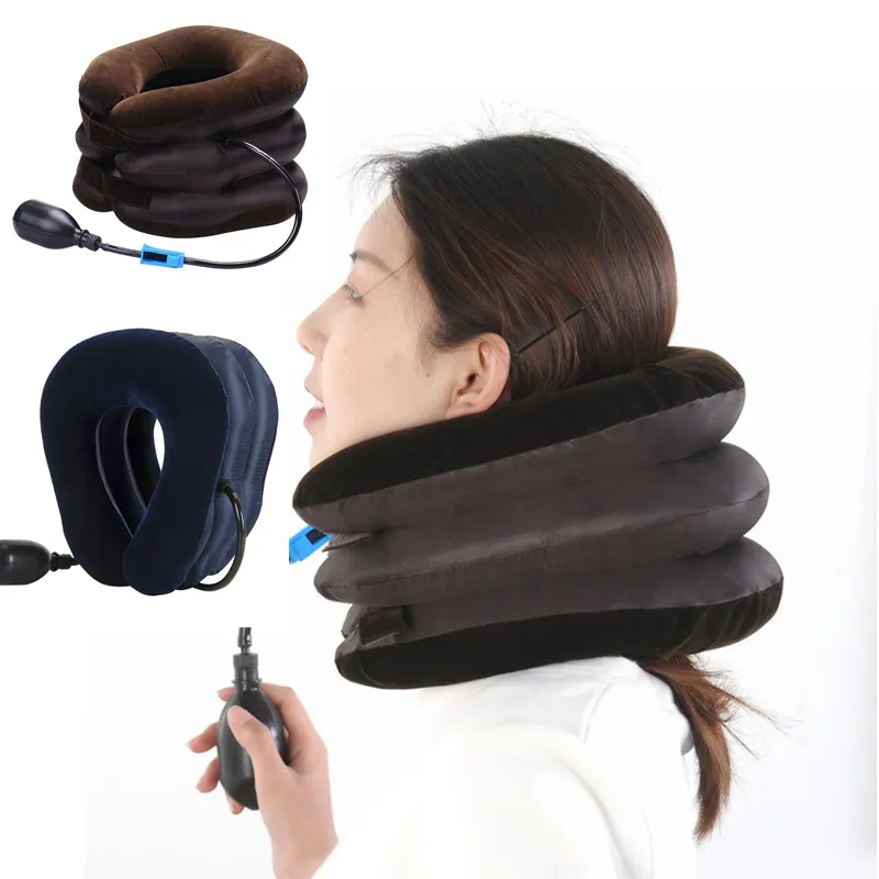 Neck Stretcher Inflatable Air Neck Traction Apparatus Device Soft Neck Cervical 