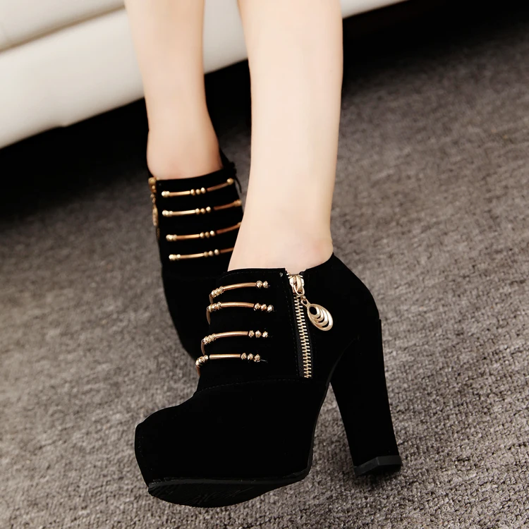 New 10.5cm High Heels Women Pumps Casual Women Shoes High Heel Ankle Boots Women
