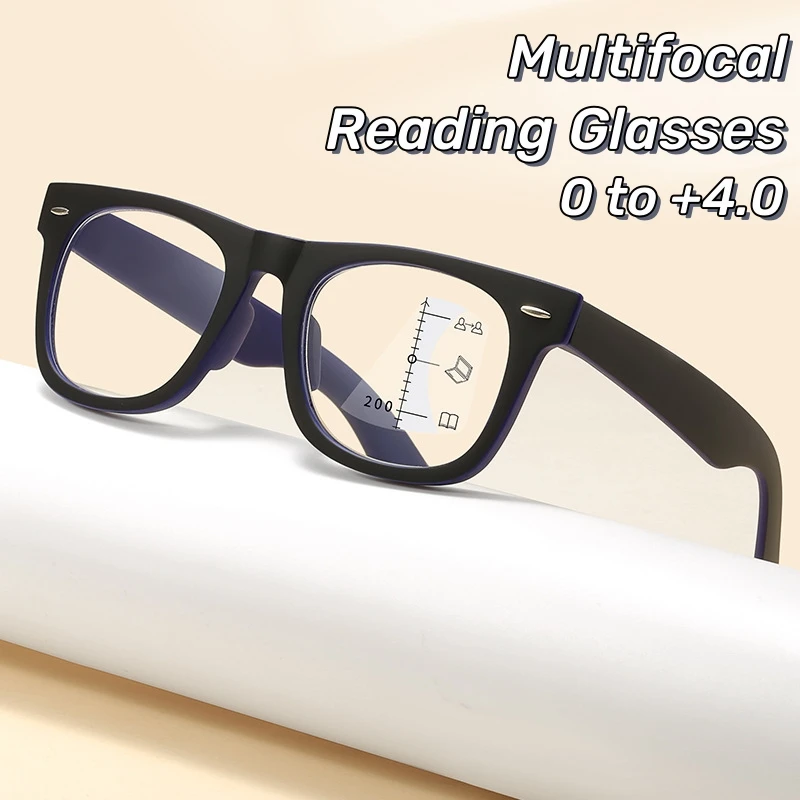 New Progressive Multifocal Reading Glasses Far and Near Dual-purpose Presbyopia