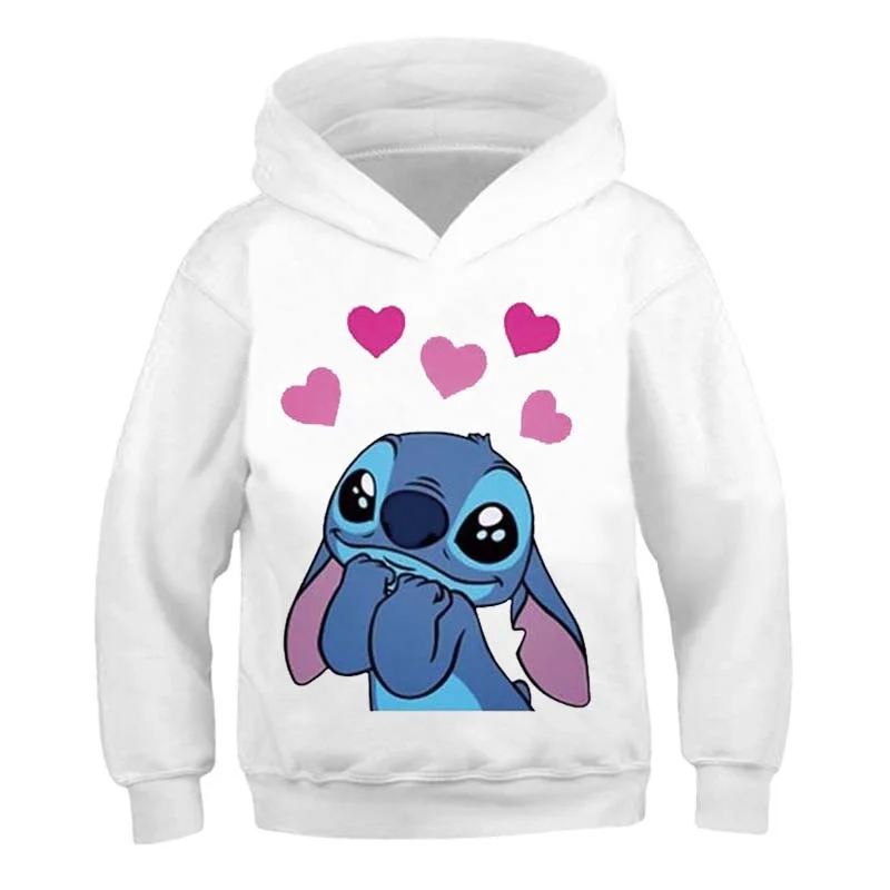 New Stitch Hoodies Girls Sweatshirt Autumn And Winter Long Sleeve Harajuku Pullo