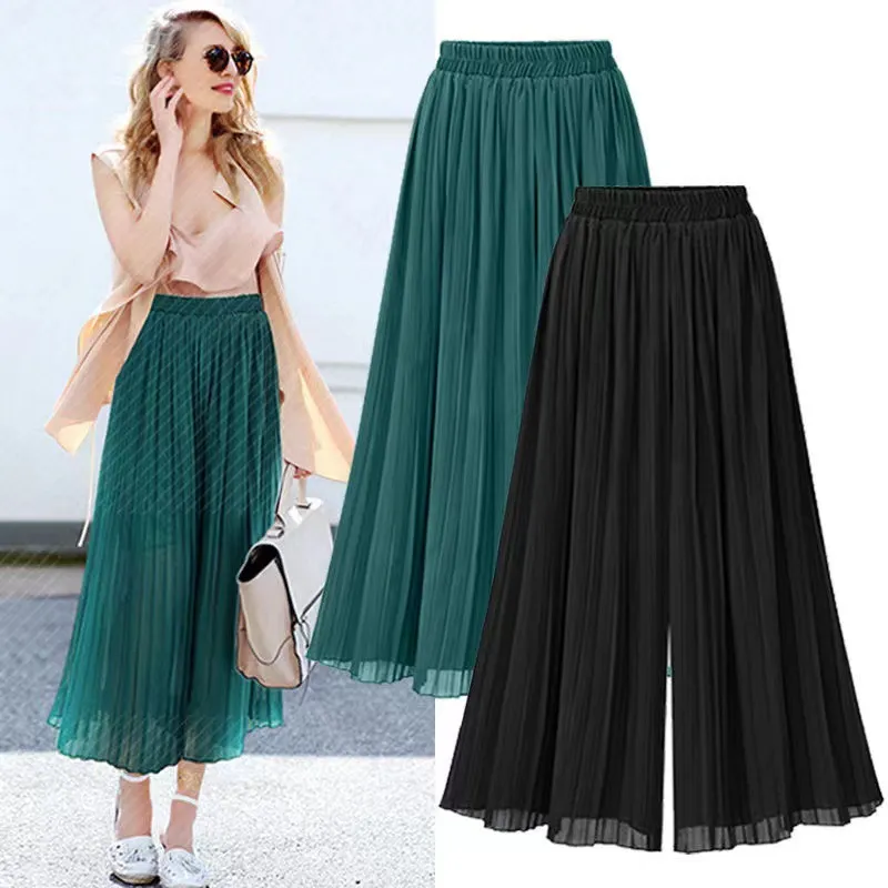 New Women Summer Midi Skirt Ruffles Vintage Big Large Plus Sizes Casual Party Fa
