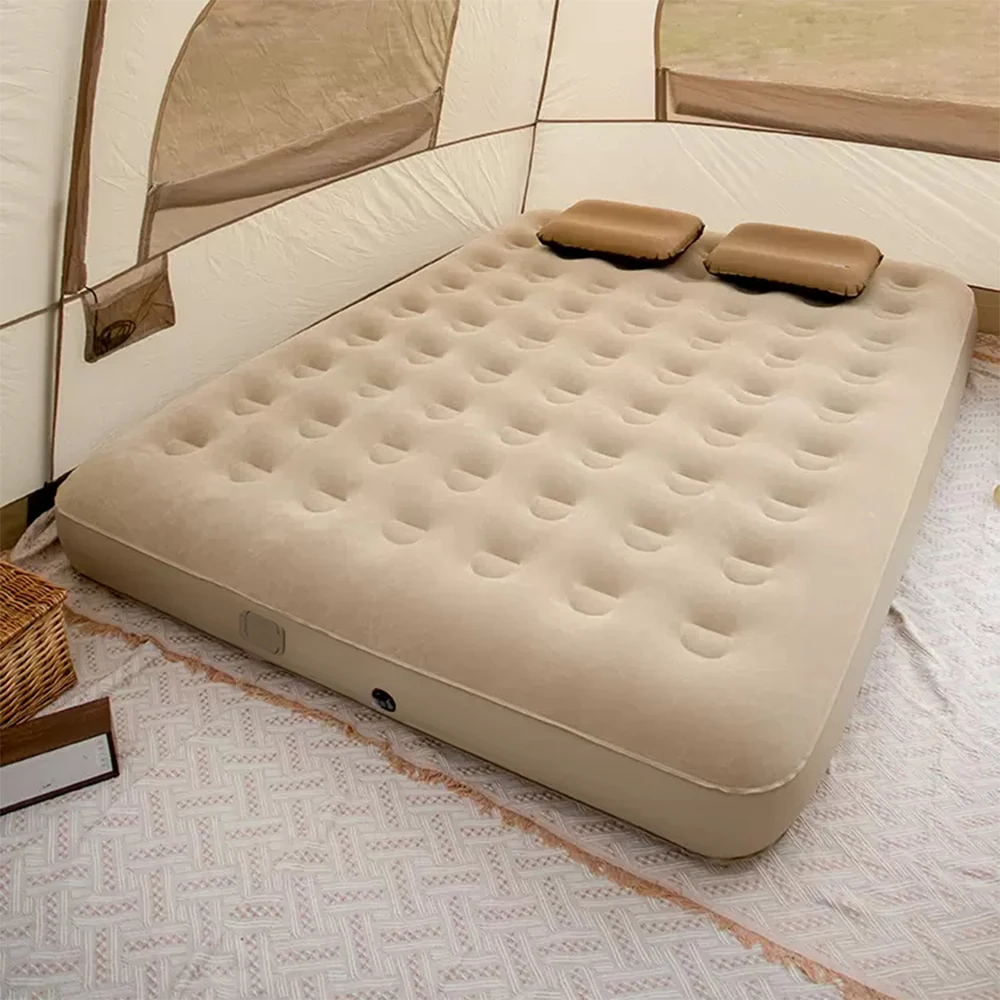 Outdoor Camping Inflatable Mattress Sleeping Pad Ultralight Air Mat Built In Inf