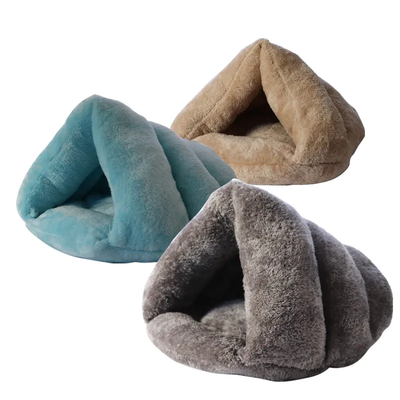 Pet Bed Super Soft Washable Plush Kennel Deep Sleep Litter Mat House Sofa Suits 