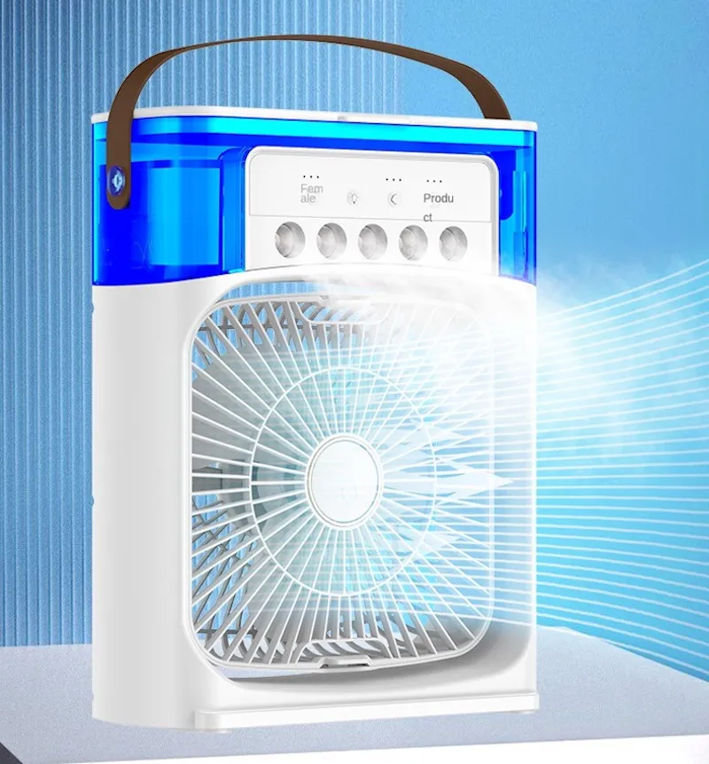 Portable Humidifier Fan AIr Conditioner Household Small Air Cooler Hydrocooling 