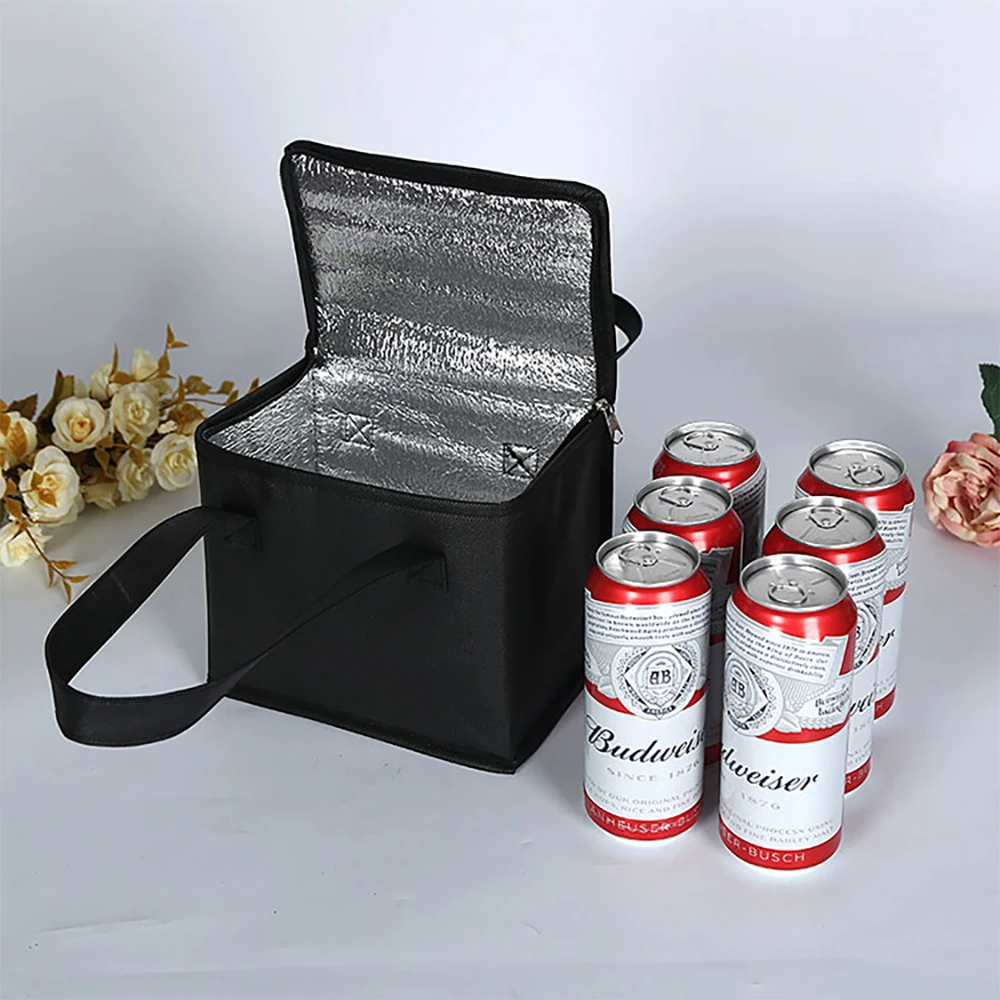 Portable Lunch Cooler Bag Folding Insulation Picnic Ice Pack Food Thermal Bag Dr