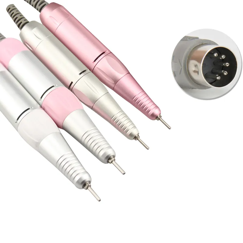 Professional Electric Manicure Machine Stainless Steel Pen Handle 35000RPM Nail 