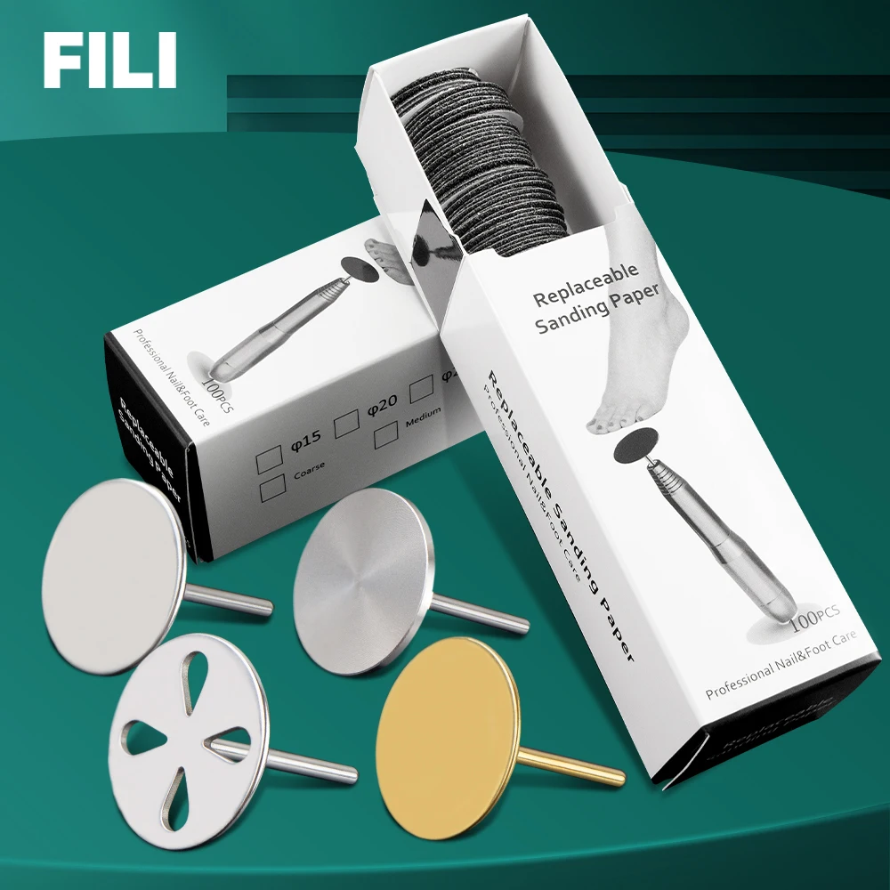 Professional Replaceable Sanding Paper 25 MM Pedicure Disc Foot Dead Skin Cuticl