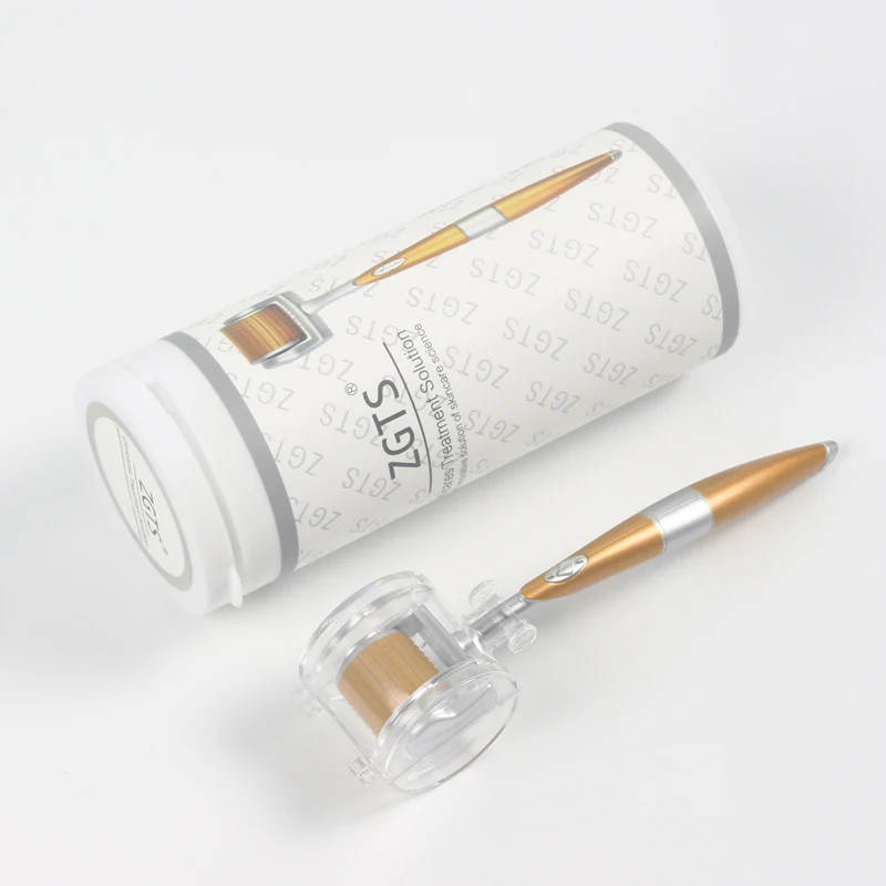Professional Titanium ZGTS Derma Roller 192 Needles For Face Care Hair-loss Trea