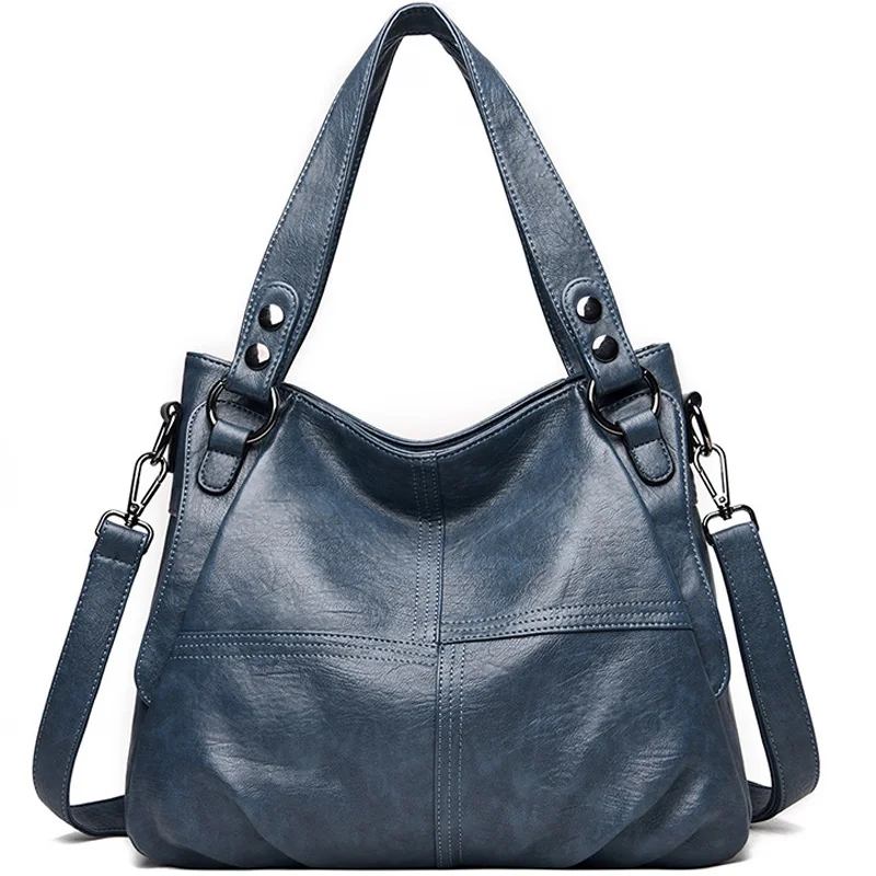 Quality Women's Leather Top Handle Bags Female Shoulder Sac Tote Shopper Bag Bol