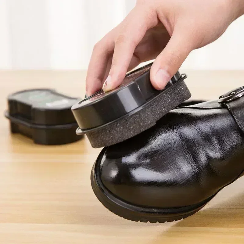 Quick Polish Double-sided Leather Shoe Brush Polish Brush Shoe Maintenance Brigh