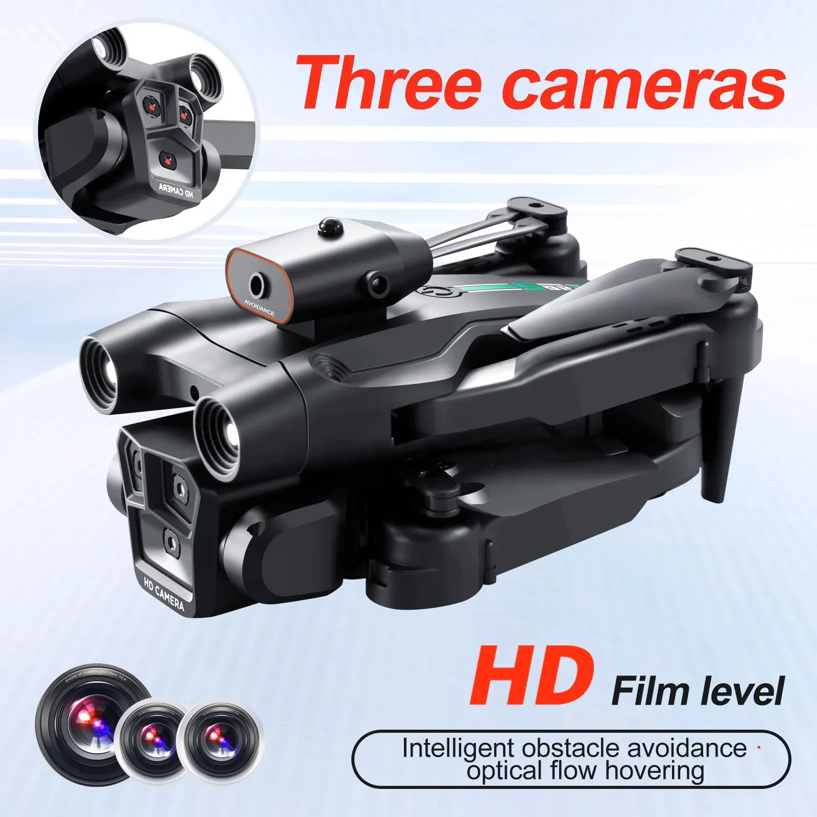 S92 HD 4K Drone with High Grip, Foldable, Mini RC, WiFi, Aerial Photography, Fou