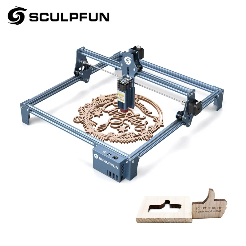 SCULPFUN S9 90W Effect Laser Engraving Machine Ultra-thin Laser Beam Shaping Tec