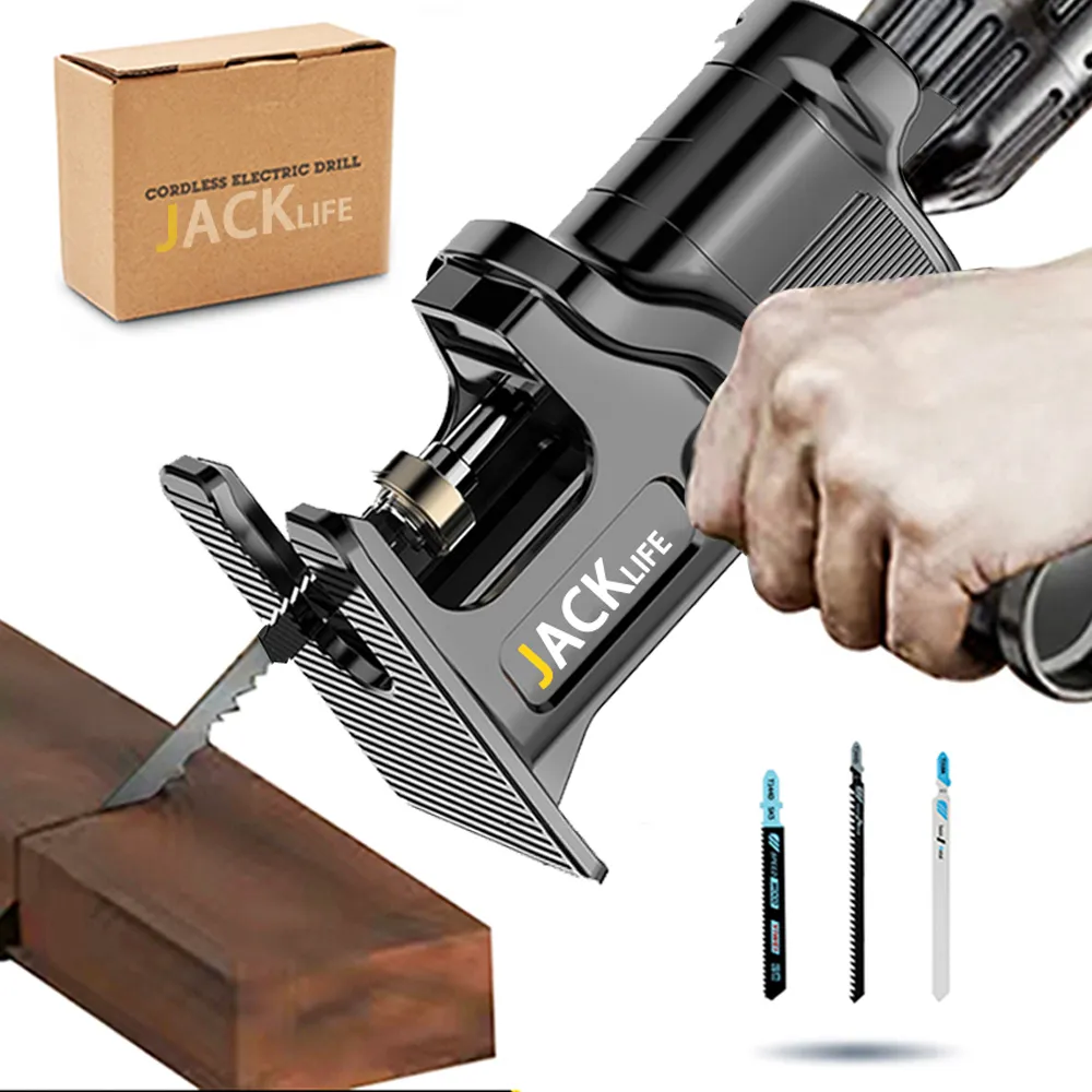 Screwdriver Conversion Head, Electric Drill to Electric Saw, Household Reciproca