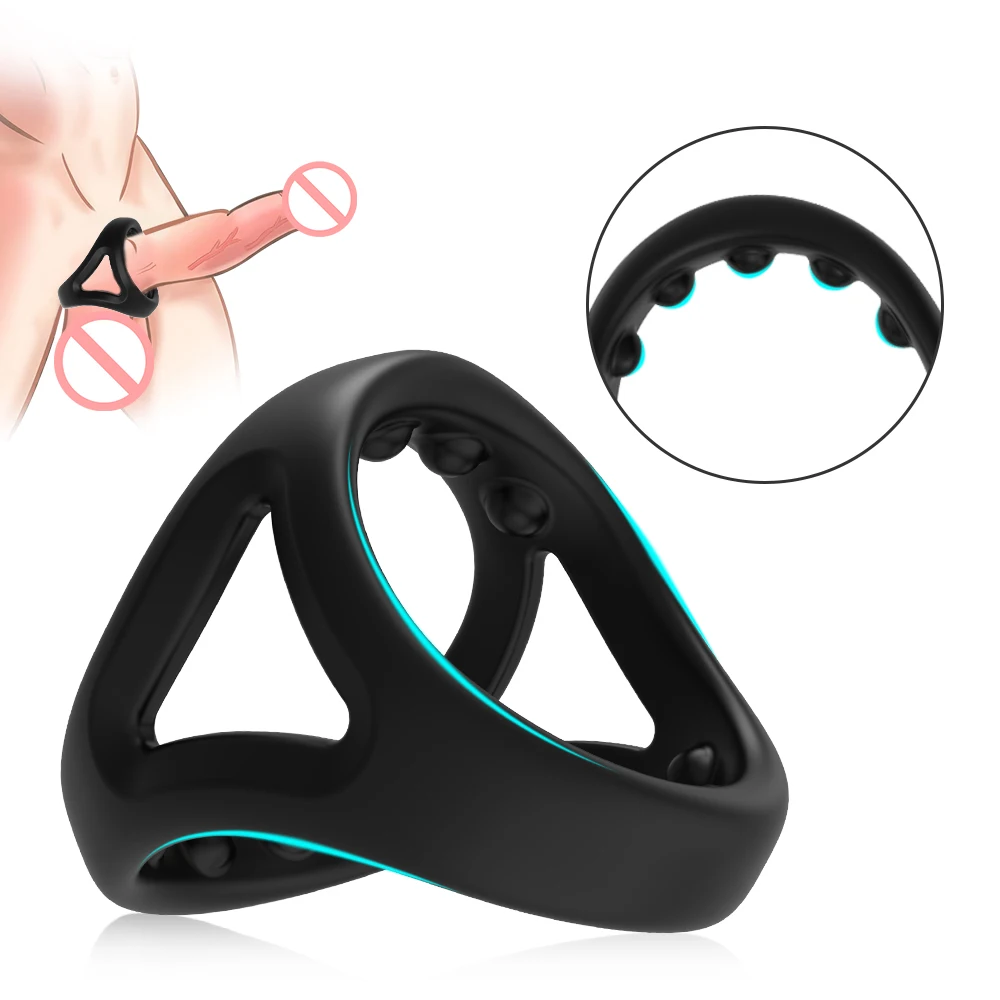 Sex Toys Penis Ring Reusable Silicone Semen Cock Ring Penis Enlargement Delayed 