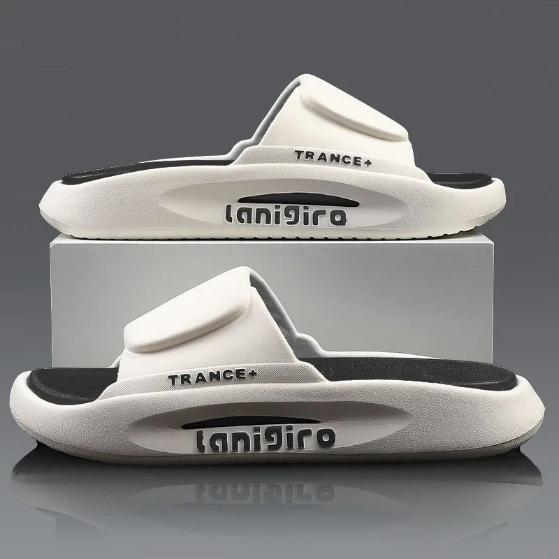 Shit-stepping slippers for men couples in summer, good-looking, outdoor wear, th