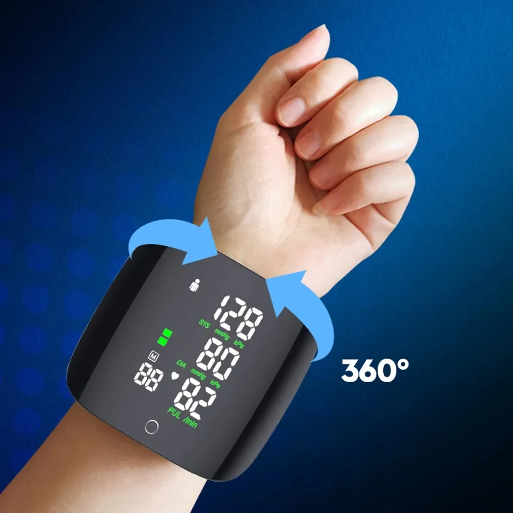 Home Blood Pressure Monitors Digital Automatic BP Tonometer Heart Rate Sphygmoma