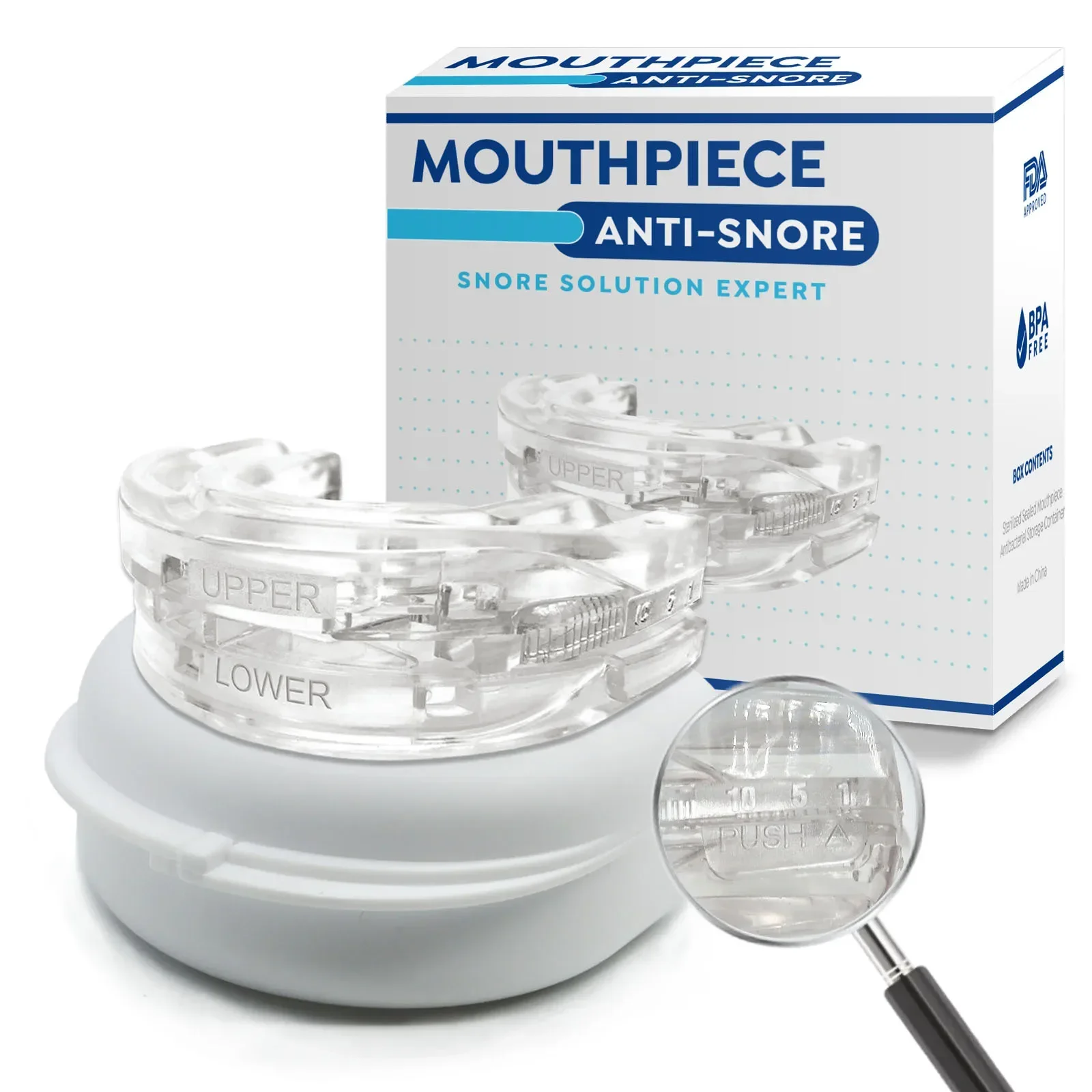 Snoring Stopper Anti Snoring Bruxism Mouth Guard Teeth Bruxism Sleep Apnea Guard