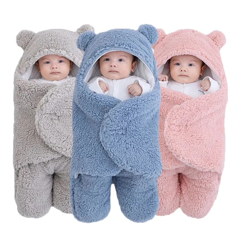 Soft Newborn Baby Wrap Blankets Baby Sleeping Bag Envelope For Newborn Sleepsack