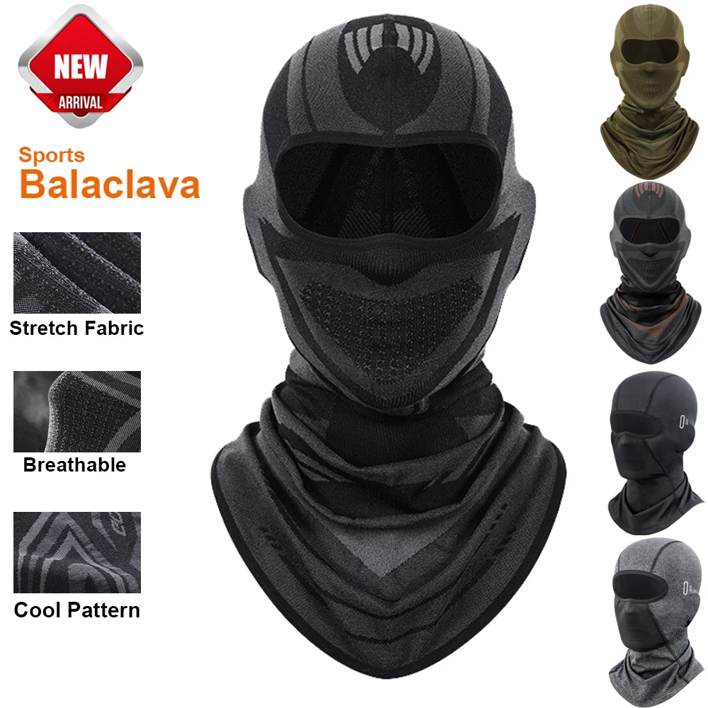 Sports Winter Thermal Cycling Face Mask Balaclava Head Cover Ski Bicycle Motocyc