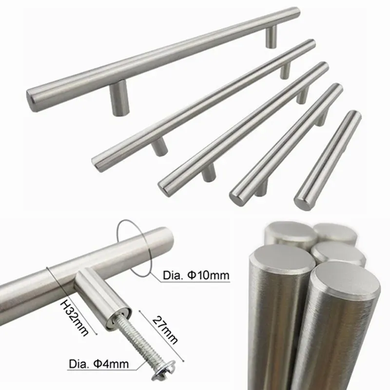 Stainless Steel Handles For Cabinets And Drawers Kitchen Handles Bathroom Cabine