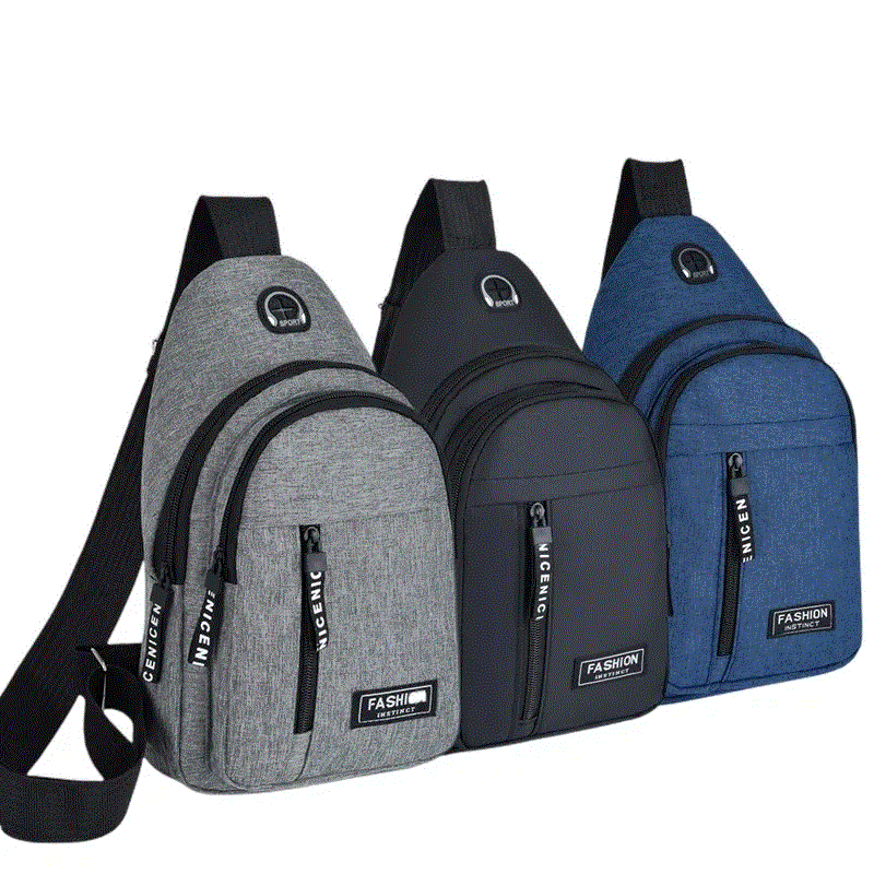 2023 New Multifunctional Chest Bag Men's Fashion Trend Oxford Cloth Shoulder Bag