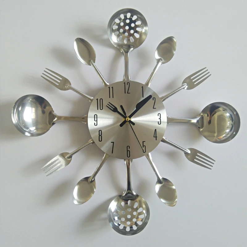 3D Metal wall clock modern style wall quartz clocks home decor watches