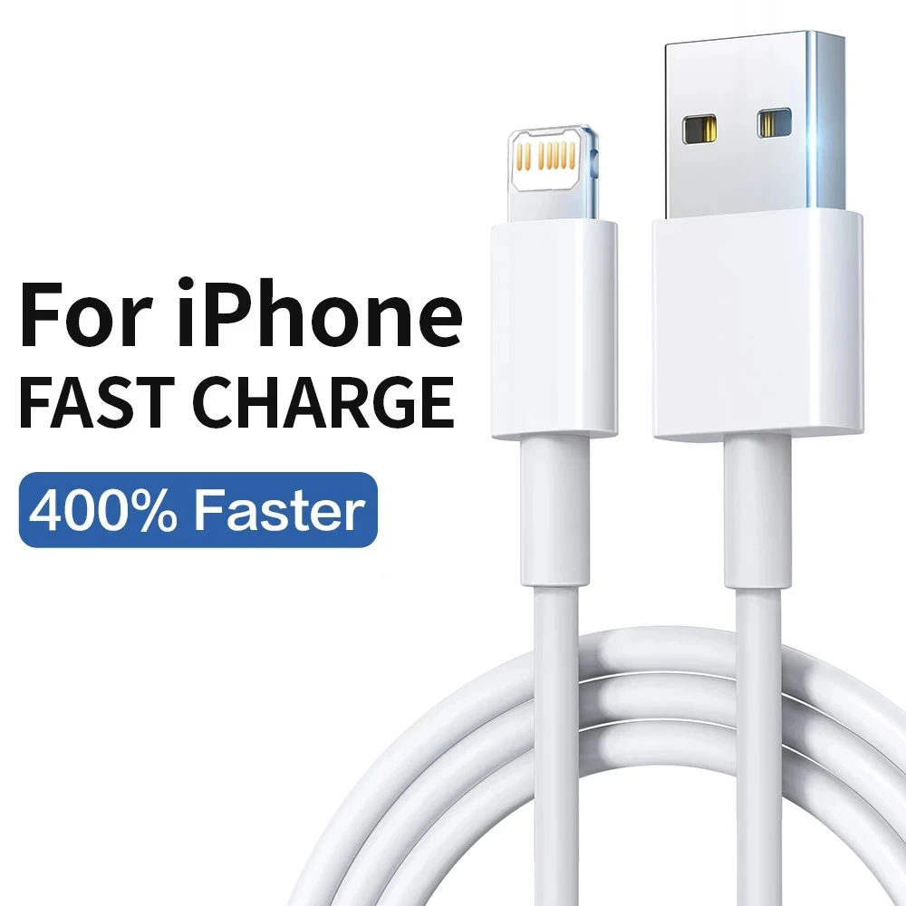 USB Cable For iPhone 14 13 12 11 Pro Max Mini 6 7 8 Plus XS X XR SE iPad 20W Pho