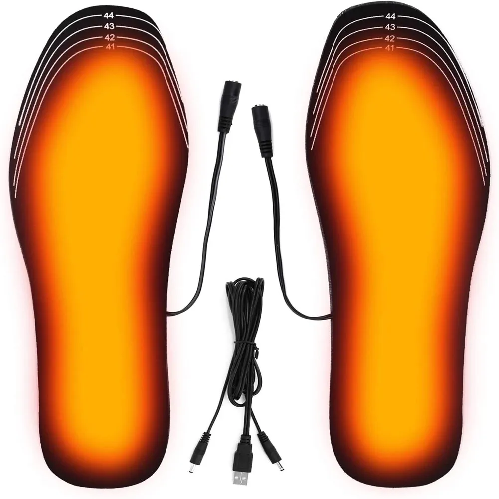 USB Heated Shoe Insoles Electric Foot Warming Pad Feet Warmer Sock Pad Mat Winte