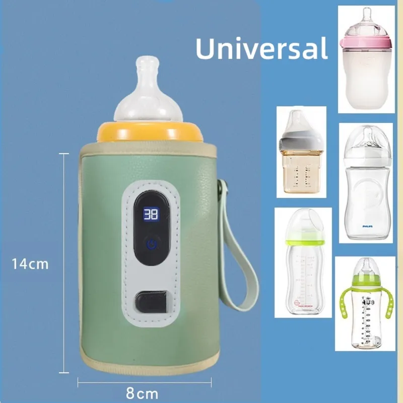 USB Milk Water Warmer Stroller Insulated Bag Baby Nursing Bottle Heater Safe Kid