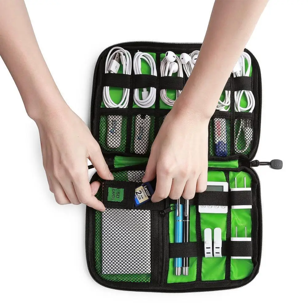 UTHAI T47 HDD Cable Storage Bag Travel Mobile Hard Drive U Disk Organizing Packa